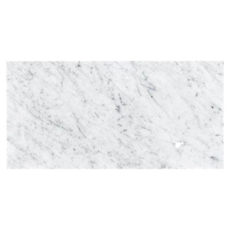 bianco carrara honed marble tile     floor  decor