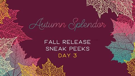 autumn splendor release day  youtube