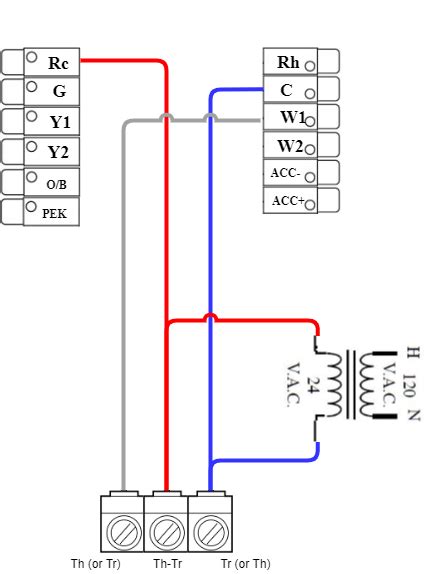 wire thermostat wiring diagram heat  wiring diagram