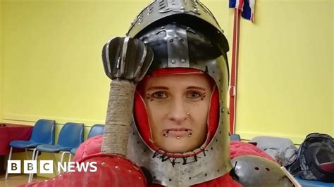 Sword Blows Make Me Strong Says Scotland S Female Knight Bbc News
