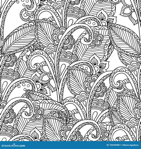 pages  adult coloring book hand drawn artistic ethnic ornamental