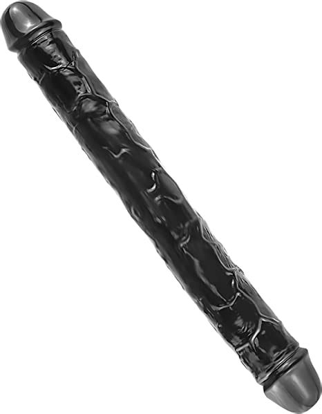 Double Ended Dildo 18 1 1 7 In Super Long Black Dildo For