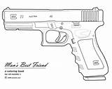 Coloring Pages Glock Template Sketch sketch template
