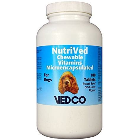 nutrived chewable vitamins  dogs  tablets  vedco   great product