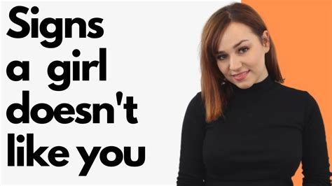 12 Signs A Girl Doesn’t Like You Youtube