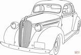 Coloring Chevy Pages Coupe 1930s sketch template