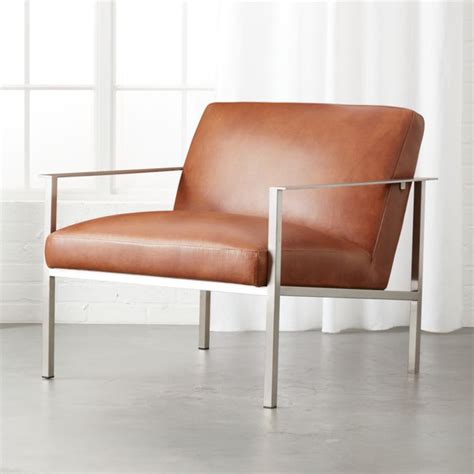 modern leather lounge chairs cb