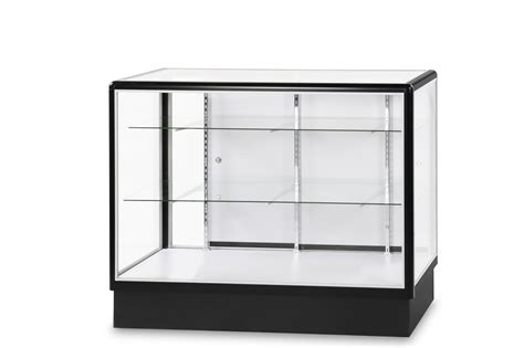 Aluminum Full Vision Glass Showcase 70 X20 X38 Wholesale Showcases