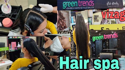 hair spa procedure  green trends saloonhair carespa benifits