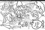 Sea Coloring Pages Creatures Printable Life Under Ocean Kids Animals Color Spellbound Printables Animal Exclusive Drawing Getcolorings Print Getdrawings Albanysinsanity sketch template