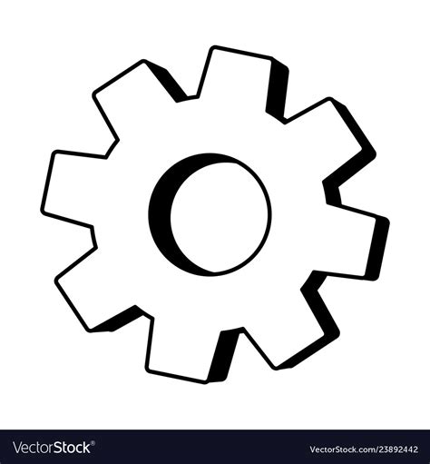 gear wheel  royalty  vector image vectorstock
