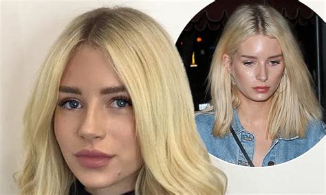 lottie moss unveils her newly styled tresses in a sultry selfie