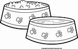 Clipart Dog Dish Water Cliparts Library sketch template