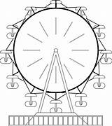 Wheel Ferris Coloring Clipart Sheet Clip Pages Cliparts Library Colouring Comments Carnival Template Coloringhome sketch template
