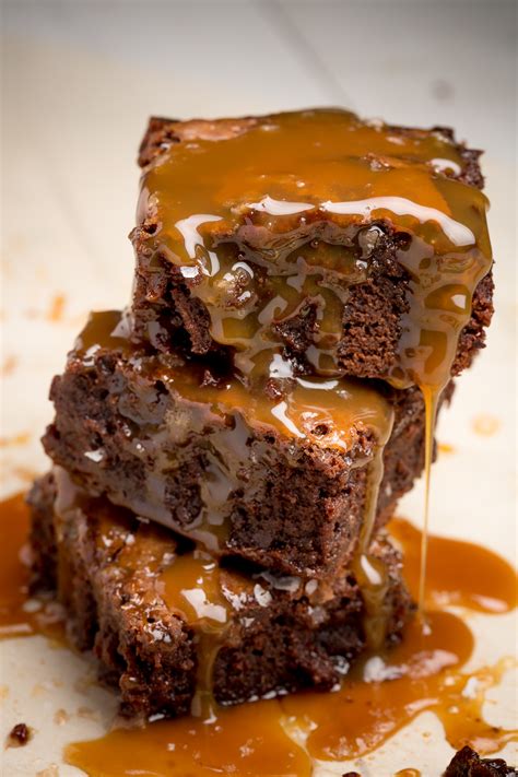 caramel brownies  brownie mix