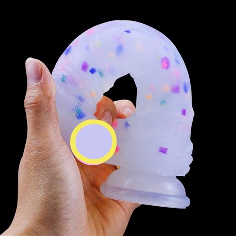 jelly rainbow dildo realistic silicone dildo adult toys etsy