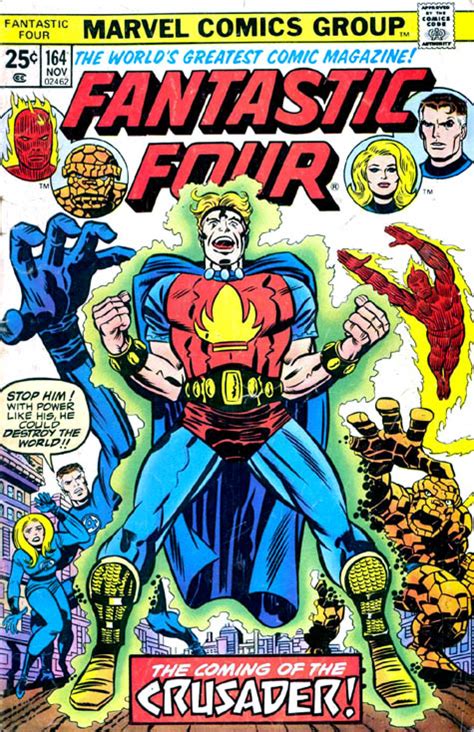 fantastic four 164 [1975] cover jack kirby comics weblog