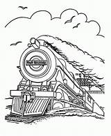 Coloring Railroad Pages Popular sketch template