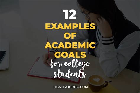 examples  academic goals  college students