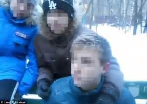 russian nationalists torture teenage fag lured through