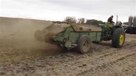 john deere  manure spreader youtube