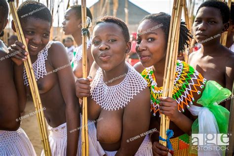 Ludzidzini Swaziland Africa Umhlanga Reed Dance