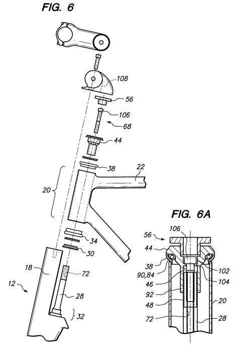 patent  bicycle front fork assembly google patents