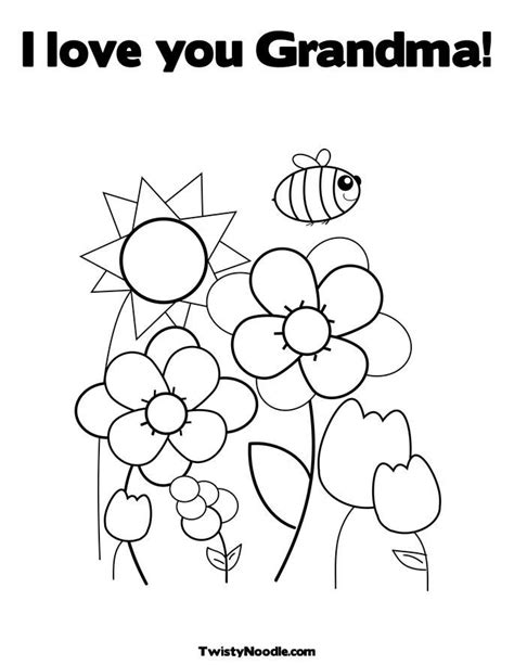 love  grandma coloring pages coloring home