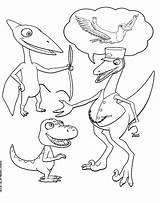 Train Dinosaur Coloring Pages Episodes sketch template