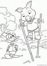 Coloring4free Jakers Piggley Winks Adventures Coloring Printable Pages sketch template