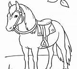 Cavalo Coloring Cavalos Bonito Colorat Cai Planse Natureza Horses Animais Tudodesenhos Corrida Matrioska sketch template