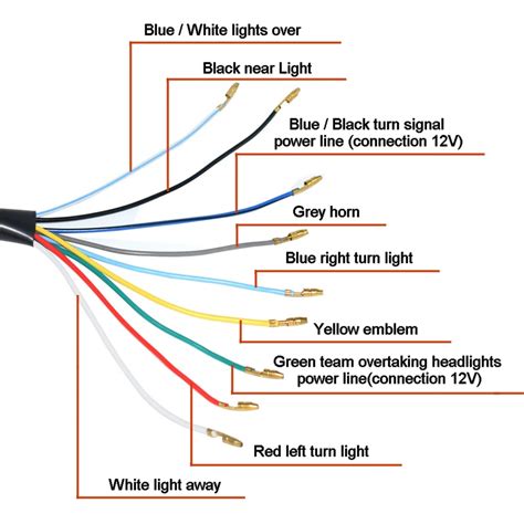 simple motorcycle auxiliary lighting diagram