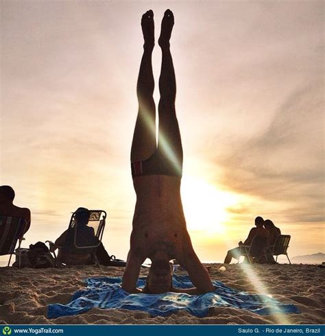 headstand yoga pose asana image  sauloguarise