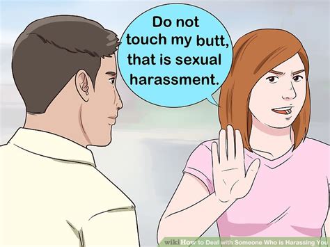 how to deal with someone who is harassing you with pictures