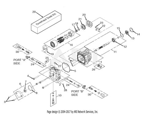 scag stcv cv sn   parts diagram  bdp  hydraulic pump assembly