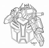 Transformers Cloring sketch template