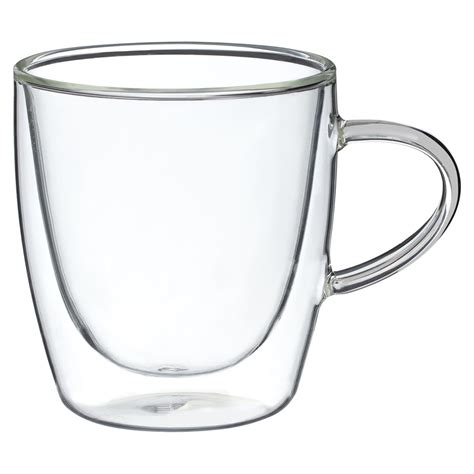 Double Walled Glass Coffee Mug Mugs Bandm