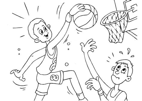 coloring page basketball  printable coloring pages img
