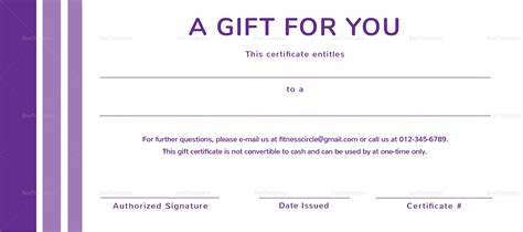massage gift certificate design template  psd word publisher