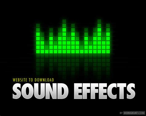 great websites    sound effects hongkiat