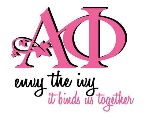 Alpha Phi Logo Pink