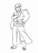 Coloring Gaara Pages Popular Sand sketch template
