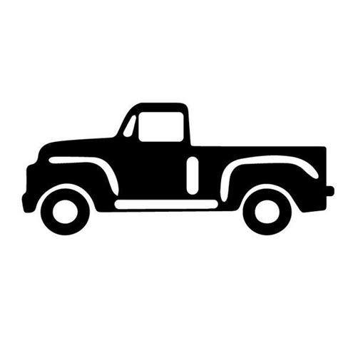 silhouette chevy truck svg svg png eps dxf file