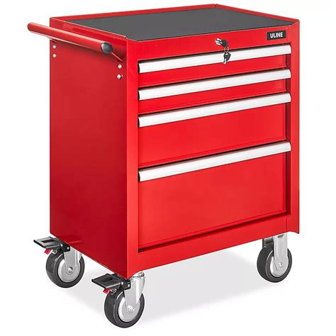 uline tool cabinet  drawer red   uline
