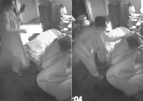 Indian Man Secretly Films Wife Beating His Elderly Mother