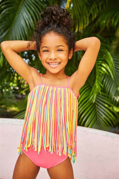 peixoto fringy  piece swimsuit gypsy girl tween boutique