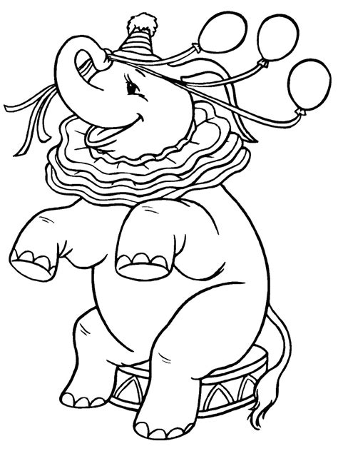 circus coloring pages printable coloring pages