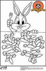 Bugs Bunny Coloring Pages Baby Eating sketch template