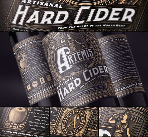 artemis hard cider label beer label artemis anal cider whiskey