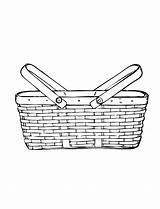 Picknickkorb Biber Ausmalbild sketch template